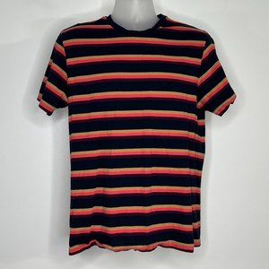 Denim & Flower men's striped multi colored shirt -